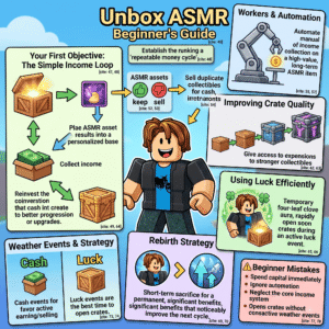 Unbox ASMR Beginner’s Guide – How to Earn Money, Improve Your Base, and Progress Faster